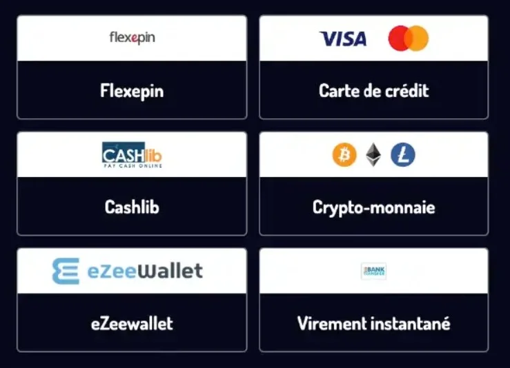 Options de paiement et cryptomonnaies sur Lucky8 Casino